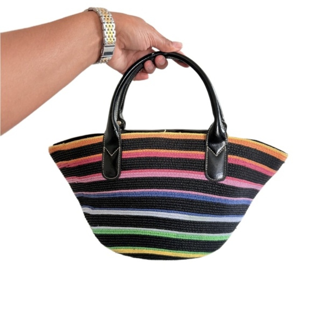 Y2K Rainbow Tote Bag 2000s Pride Style Carrie Bradshaw Vibes